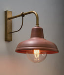 CLA DEKSEL: Aged Copper Interior Wall Light IP23