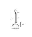 CLA DEKSEL: Industrial Rustic Matte Black Interior Dome Shape Pendant Light