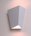 CLA DELHI: City Series LED Interior Sand White Angled Up/Down Wall Light