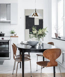 CLA DIVO: Industrial Retro Dome Chrome Pendant Light