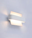 CLA DUBAI: City Series LED Interior Matte White Curved Wall Light