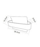 CLA DUBAI: City Series LED Interior Matte White Curved Wall Light