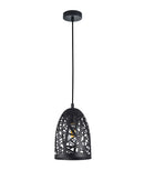 CLA ESCAMA: Interior Iron Cage Ellipse Pendant Lights