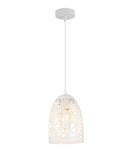 CLA ESCAMA: Interior Iron Cage Ellipse Pendant Lights