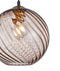 CLA ESPIRAL: Interior Wine Glass Shade Wavy Finish Round Pendant Lights