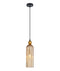 CLA FLAUTA: Interior Round Top Cylinder Ribbed Pendant Lights