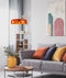 CLA GELATINA: Interior Dome Glass with Brass Highlight Pendant Lights