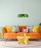 CLA GELATINA: Interior Dome Glass with Brass Highlight Pendant Lights