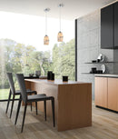 CLA GLAZE: Stone Mosaic Hand Blown Glass Pendant Lights