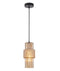CLA HUECA: Interior Double Cylinder Ribbed with Segment Pendant Lights