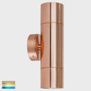Havit Lighting Tivah Solid Copper TRI Colour Up & Down Wall Pillar Lights