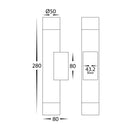 Havit Lighting Dugo Aluminium White Up & Down Wall Light (HV10394T)
