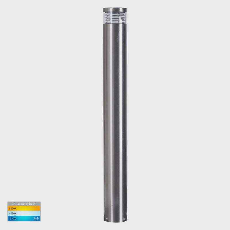 Havit Lighting Maxi 900 316 Stainless Steel Louvred LED Bollard Light (HV1618T-SS316)