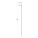 Havit Lighting Highlite Black LED Bollard Light (HV1626T-BLK)
