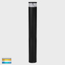Havit Lighting Divad 1000mm Black LED Bollard Light (HV1629T-BLK-RND)