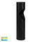 Havit Lighting Fedor Round Aluminium Black Tri Colour LED Bollard Light (HV1630T-BLK-240V-RND | HV1630T-BLK-24V-RND)
