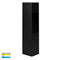 Havit Lighting Fedor Square Aluminium Black Tri Colour LED Bollard Light (HV1630T-BLK-240V-SQ | HV1630T-BLK-24V-SQ)