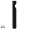Havit Lighting Fedor Round Aluminium Black Tri Colour LED Bollard Light (HV1631T-BLK-240V-RND | HV1631T-BLK-24V-RND)