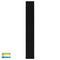 Havit Lighting Fedor Square Aluminium Black Tri Colour LED Bollard Light (HV1631T-BLK-240V-SQ | HV1631T-BLK-24V-SQ)