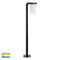 Havit Lighting Otaner Aluminium Black Tri Colour LED Bollard Light (HV1691T-BLK-240V)