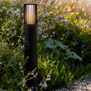 Havit Lighting Tenac Aluminium Black Tri Colour LED Bollard Light (HV1693T-BLK-240V)