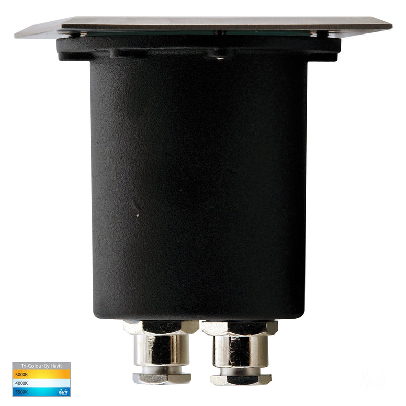 Havit Lighting Metro Square 316 Stainless Steel TRI Colour Inground Lights (HV1701T |HV1706T)
