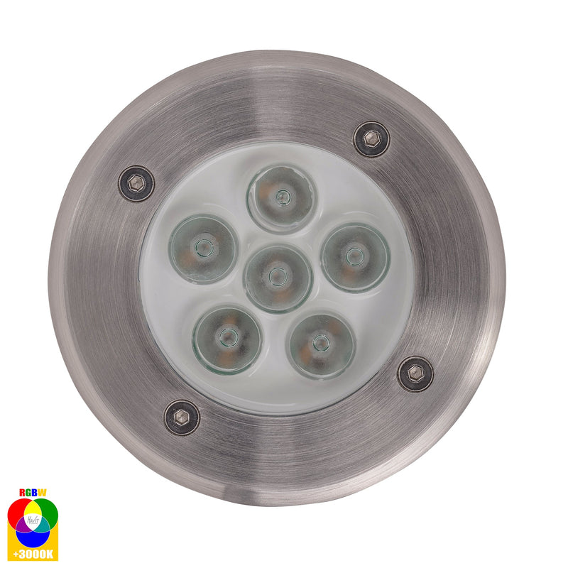 Havit Lighting Metro Round 316 Stainless Steel RGBW Inground Lights (HV1801RGBW)