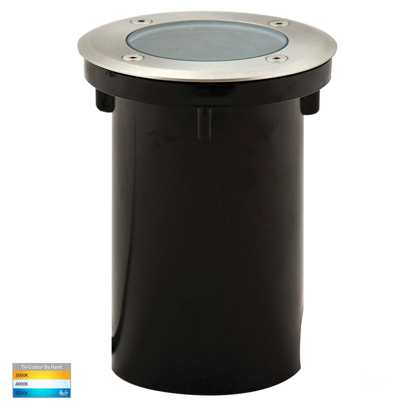 Havit Lighting Metro Round 316 Stainless Steel TRI Colour Inground Lights (HV1801T|HV1806T )