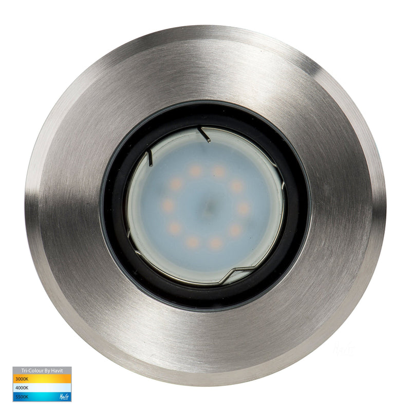 Havit Lighting Luta 316 Stainless Steel TRI Colour Adjustable Inground Light (HV1825T)