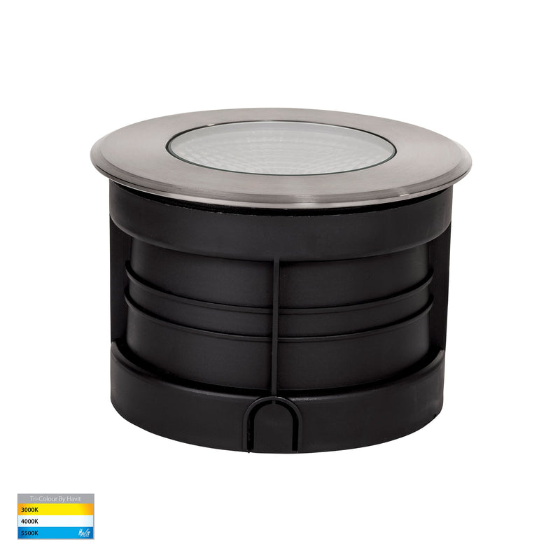 Havit Lighting Klip 316 Stainless Steel 10w LED Inground Light (HV1832T-12V | HV1832T-240V)