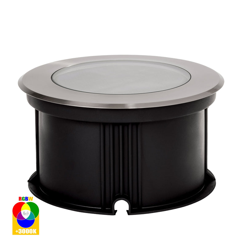 Havit Lighting Split 316 Stainless Steel 12w RGBW LED Inground Light (HV1843RGBW)