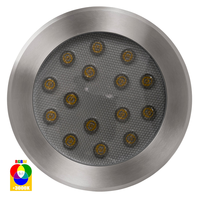 Havit Lighting Split 316 Stainless Steel 18w RGBW LED Inground Light (HV1845RGBW)