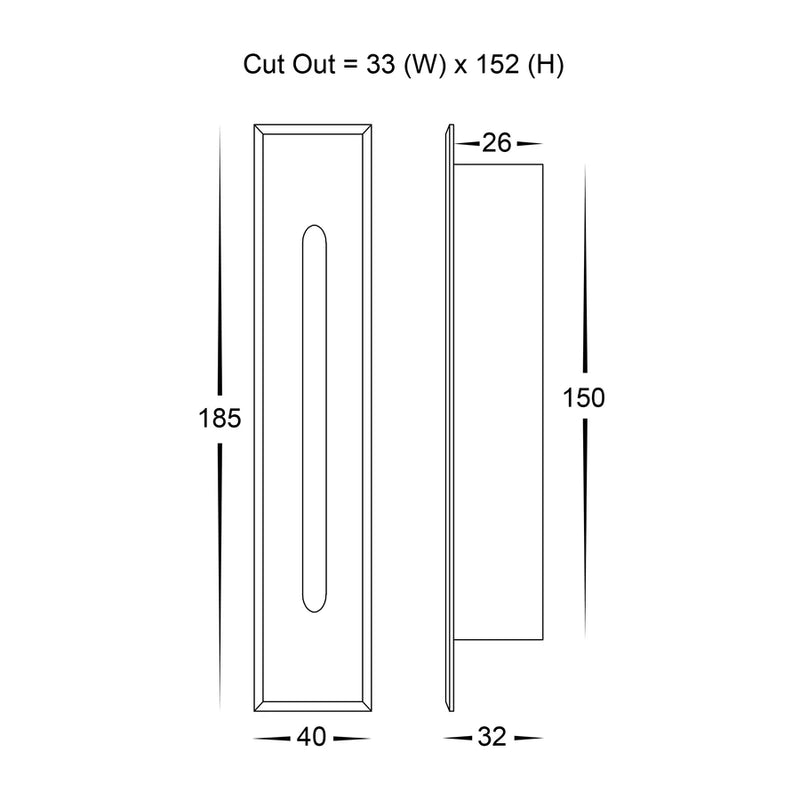 Havit Lighting Paso White Recessed LED Step Light (HV3106T-WHT-240V | HV3106T-WHT-12V)