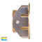 Havit Lighting Reces Solid Brass Round TRI Colour Recessed LED Step Light (HV3205T-BR-12V)