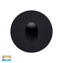 Havit Lighting Mini Reces Black Round TRI Colour Recessed LED Step Light (HV3206T-BLK-12V)