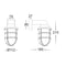Havit Lighting Marina Polycarbonate Black Wall Light (HV3511W-BLK)