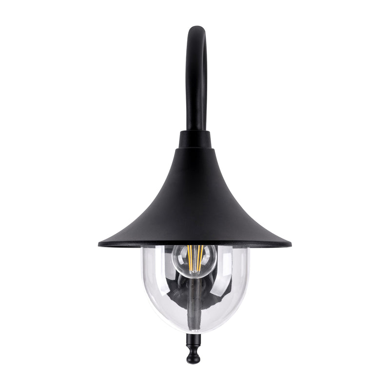 Havit Lighting Hove Aluminium Black Coach Wall Light (HV3554W-BLK)