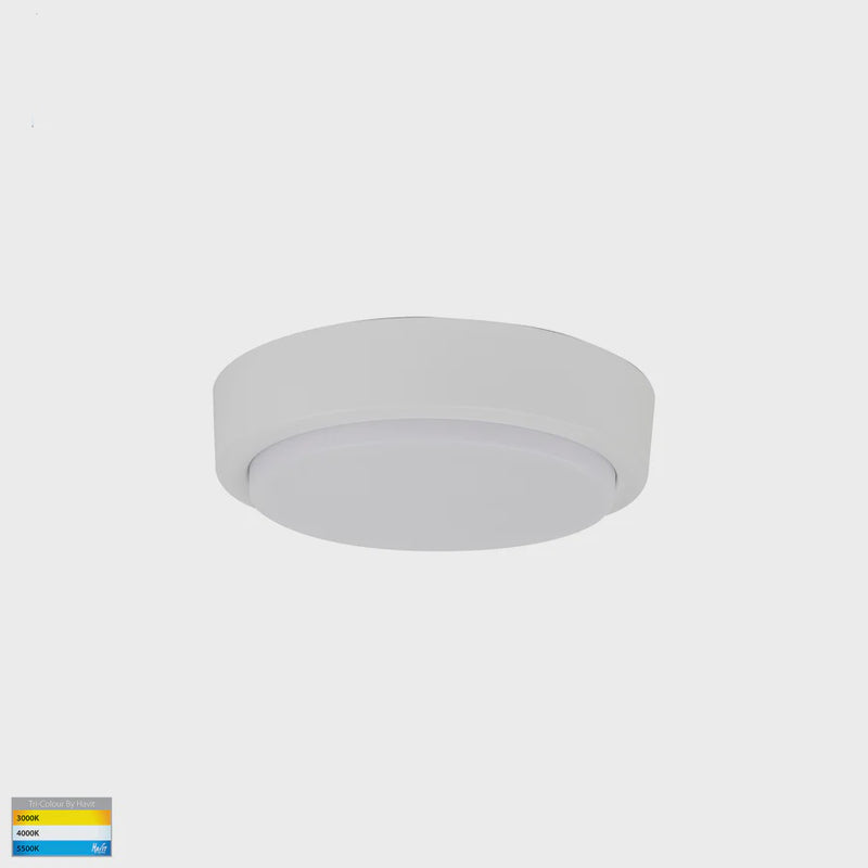 Havit Lighting Liptor White 10w Ceiling Mounted LED Oyster (HV36051T-WHT)