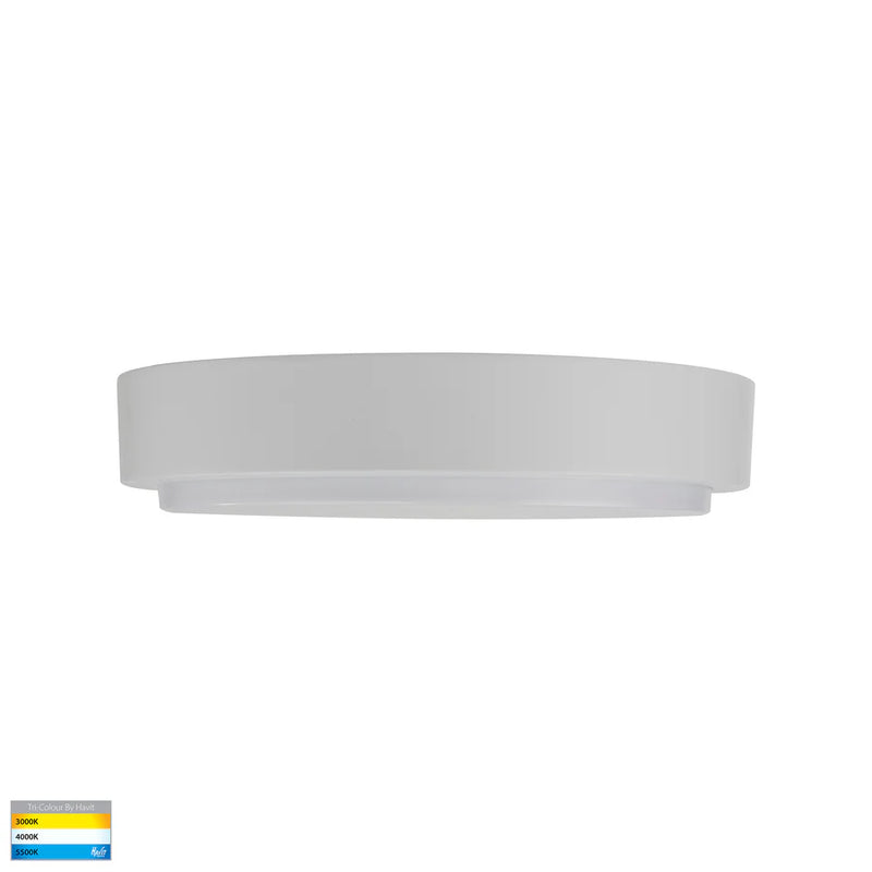 Havit Lighting Liptor White 30w Ceiling Mounted LED Oyster (HV36053T-WHT)