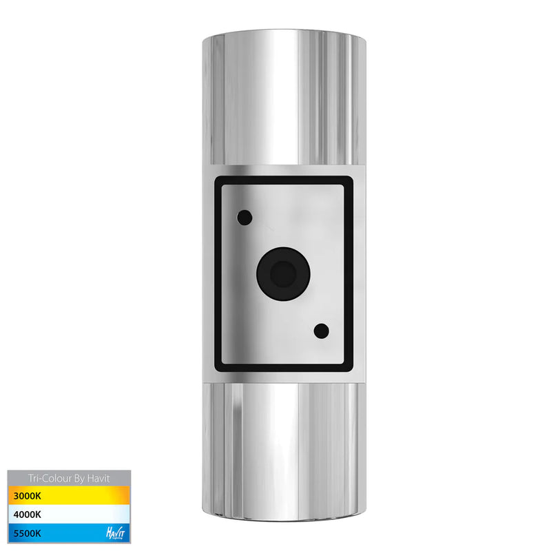 Havit Lighting Aries Polished 316 Stainless Steel Up & Down LED Wall Light