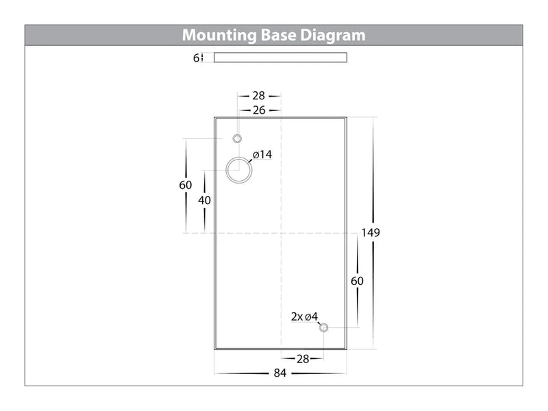 Havit Lighting Platz Black Up & Down LED Wall Light