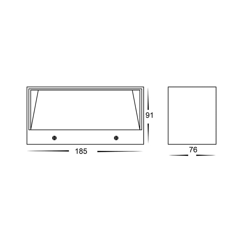 Havit Lighting Nikki White Up & Down LED Wall Light