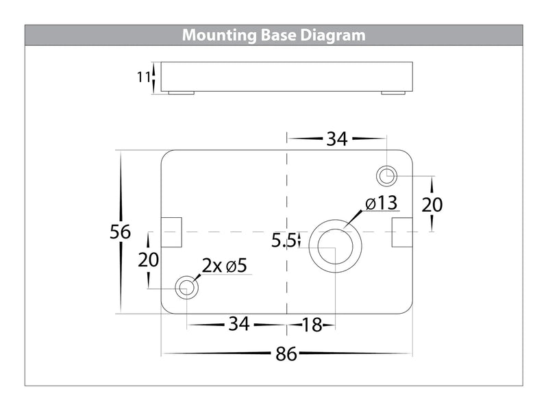 Havit Lighting Essil White Fixed Down LED Wall Light (HV3645T-WHT)