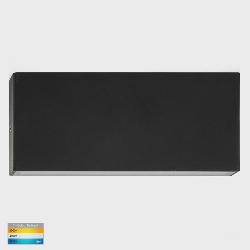 Havit Lighting Essil Black Fixed Down LED Wall Light (HV3647T-BLK)