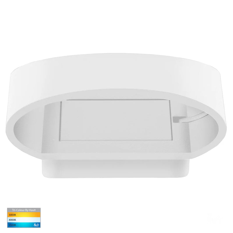 Havit Lighting Luxe White TRI Colour Up & Down LED Wall Light