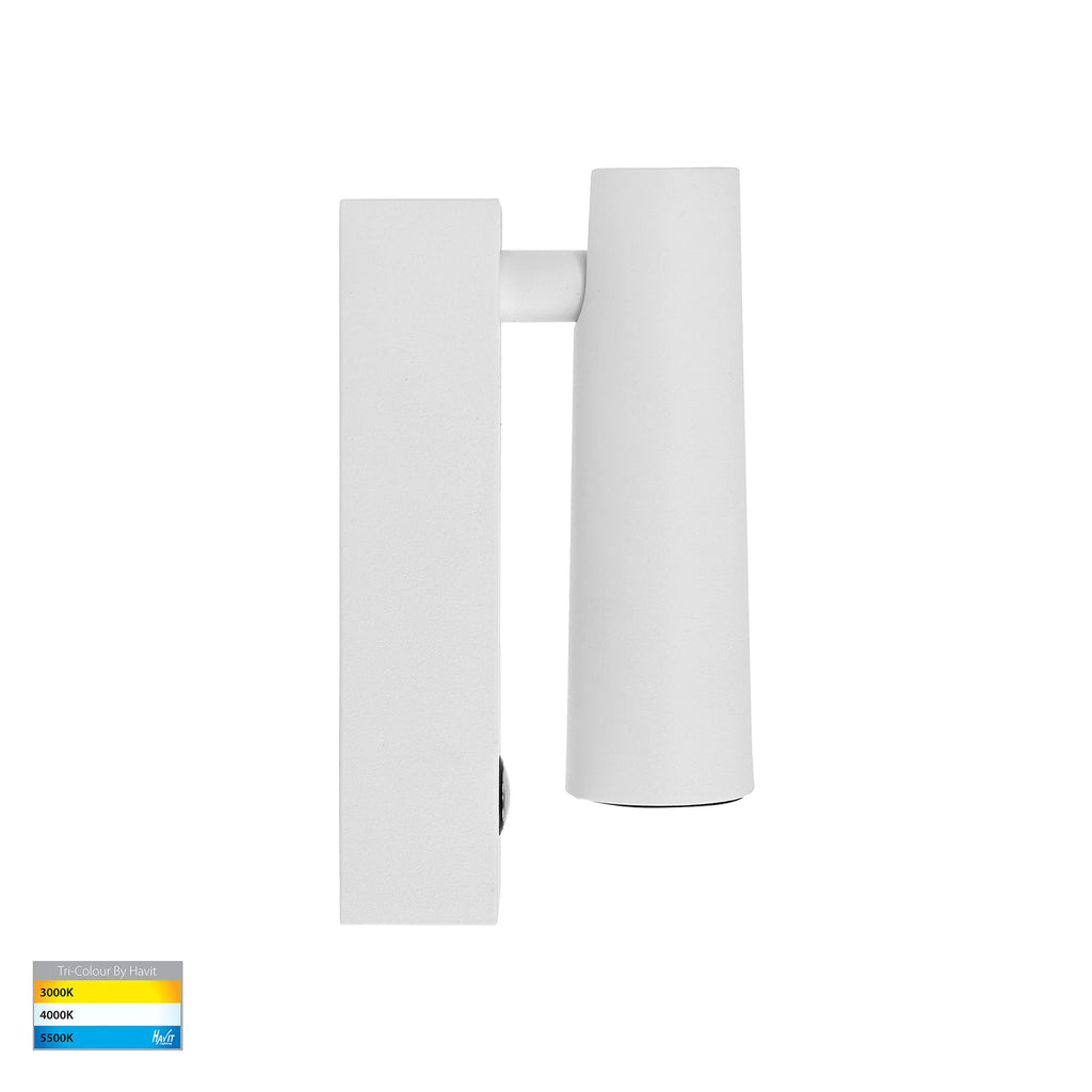 Havit Lighting Lesen White Single Adjustable Wall Light (HV3686T-WHT ...