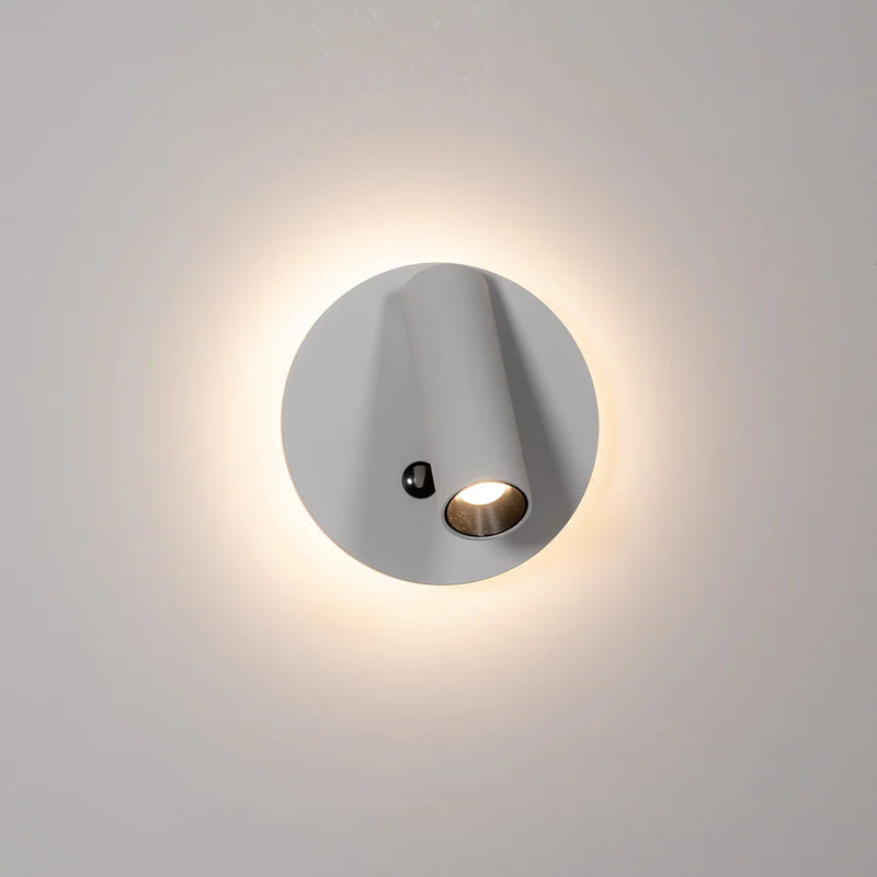 Havit Lighting Lesen White Single Adjustable Wall Light with Back Light (HV3688T-WHT)