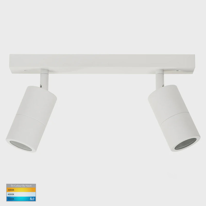 Havit Lighting Tivah White 2 Light TRI Colour LED Bar Lights (HV4001T-2-WHT)