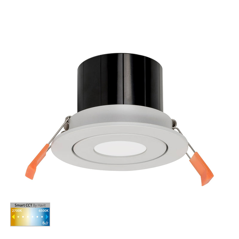 Havit Lighting Prime White Tilt CCT WIFI LED Downlight (HV5512CCT-WHT)