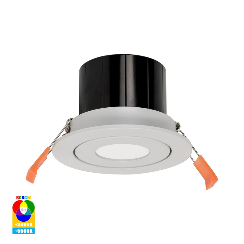 Havit Lighting Prime White Tilt RGBCW WIFI LED Downlight (HV5512RGBCW-WHT)